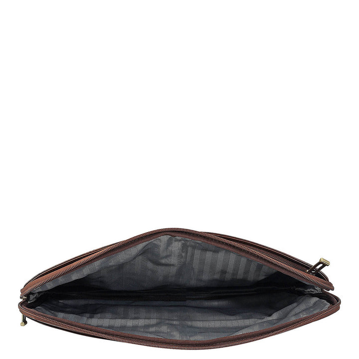Signato Leather Laptop Sleeve - Cognac