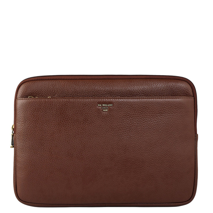 Wax Leather Laptop Sleeve - Espresso