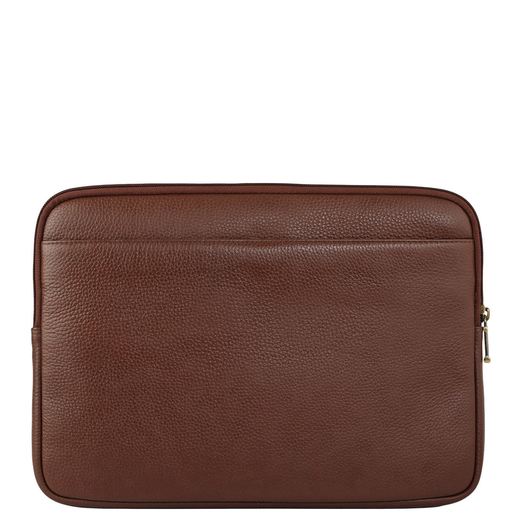 Wax Leather Laptop Sleeve - Espresso