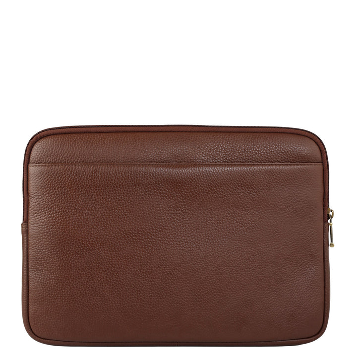 Wax Leather Laptop Sleeve - Espresso