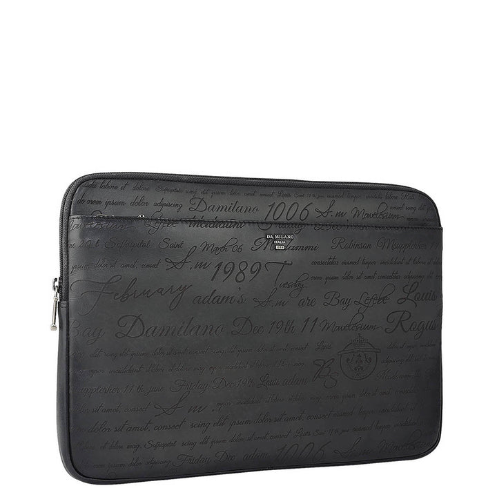 Signato Leather Laptop Sleeve - Grey