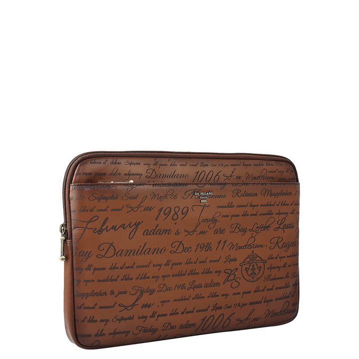 Signato Leather Laptop Sleeve - Cognac