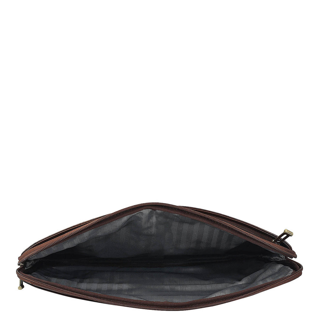 Signato Leather Laptop Sleeve - Cognac