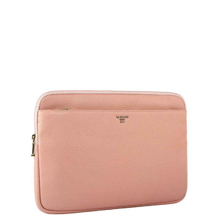 Wax Leather Laptop Sleeve - Feather