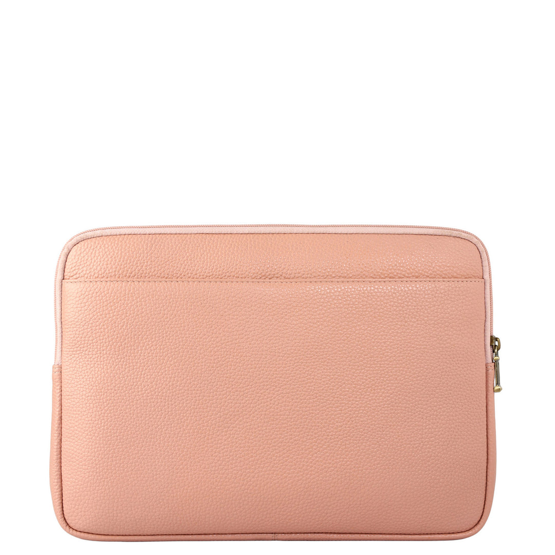 Wax Leather Laptop Sleeve - Feather