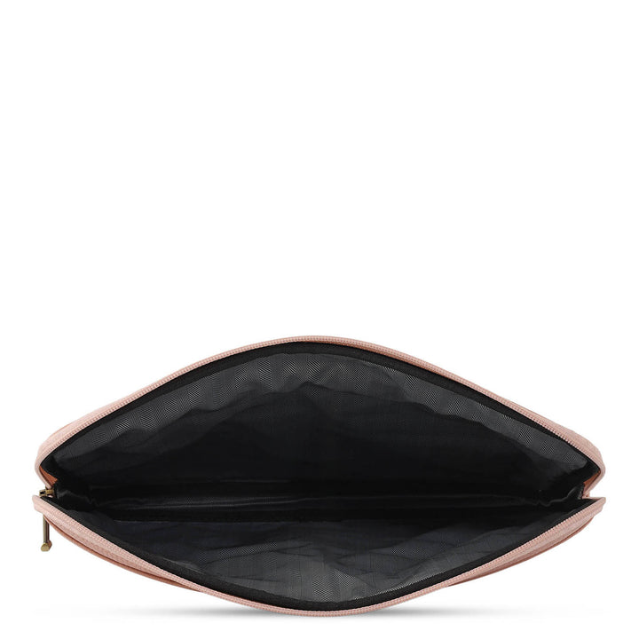 Wax Leather Laptop Sleeve - Feather