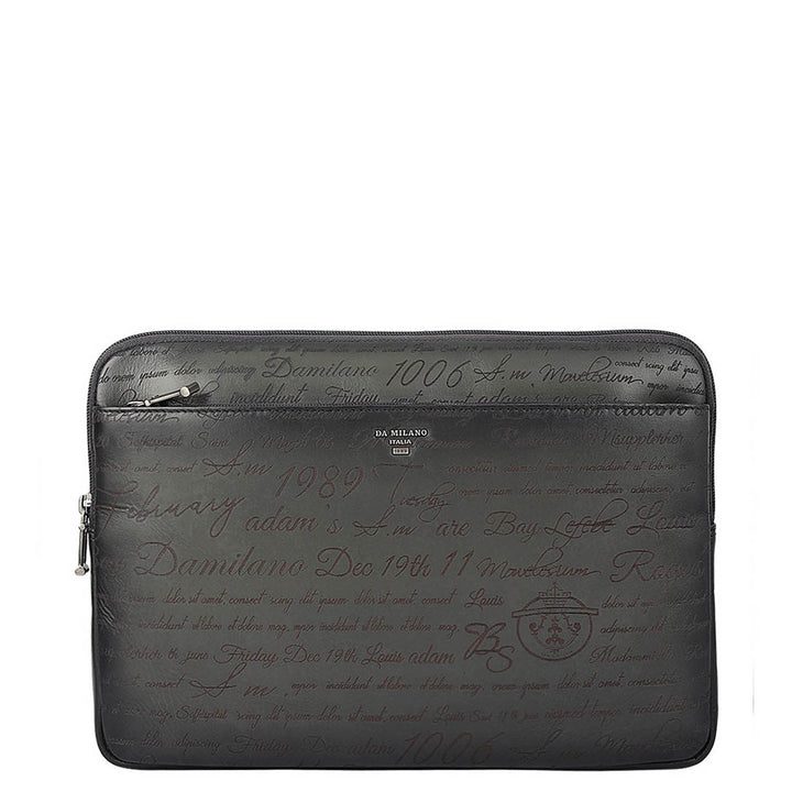 Signato Leather Laptop Sleeve - Grey