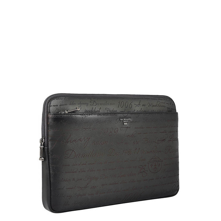 Signato Leather Laptop Sleeve - Grey
