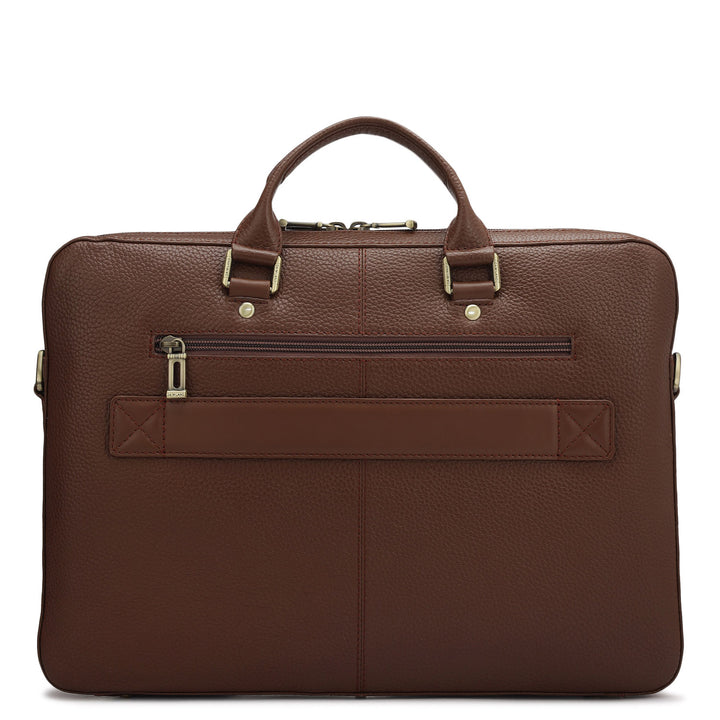 Wax Leather Laptop Sleeve - Espresso