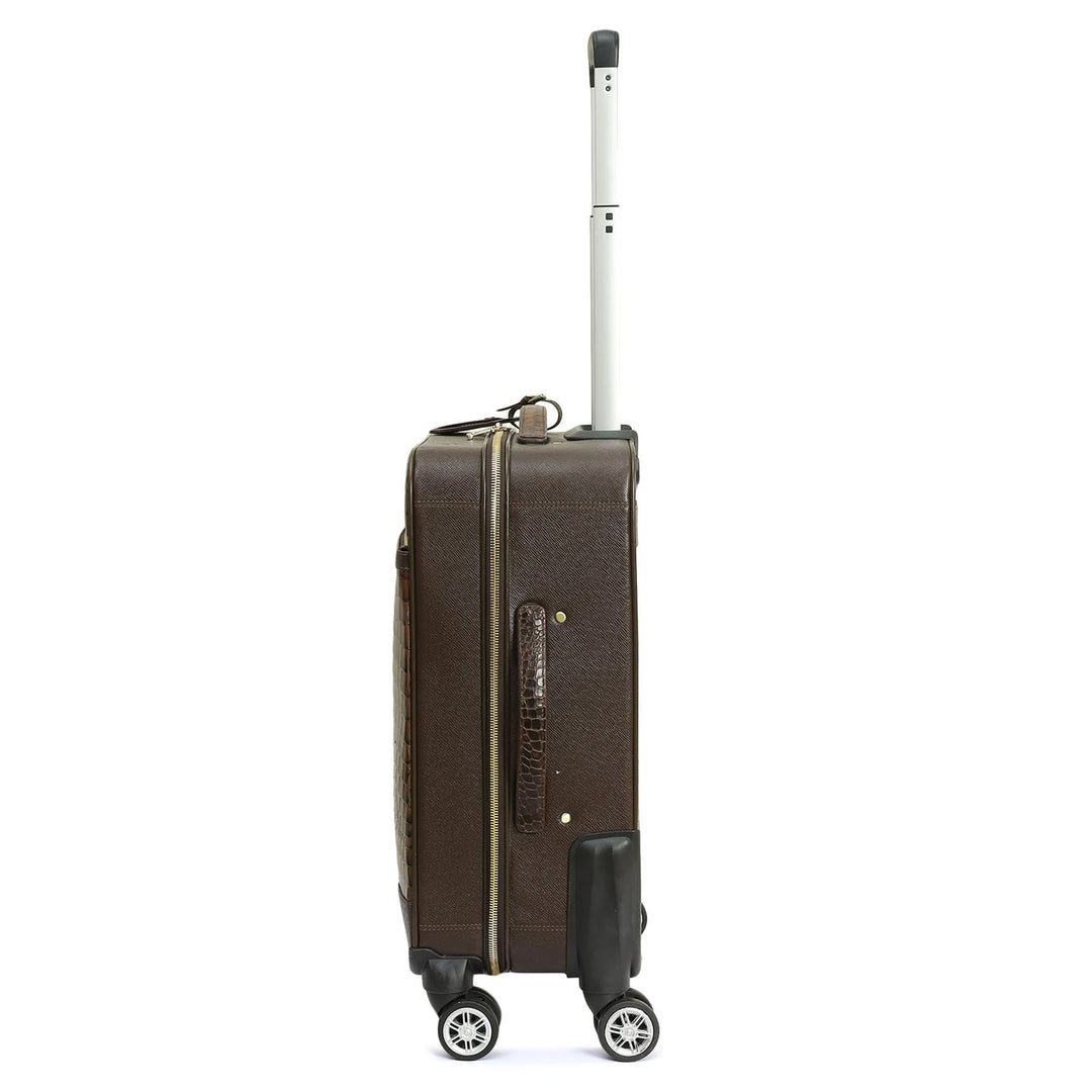 Croco Franzy Leather Trolley - Date