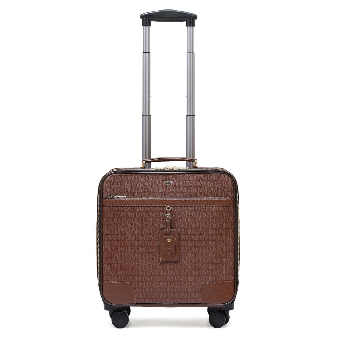 Monogram Leather Overnighter Trolley - Date