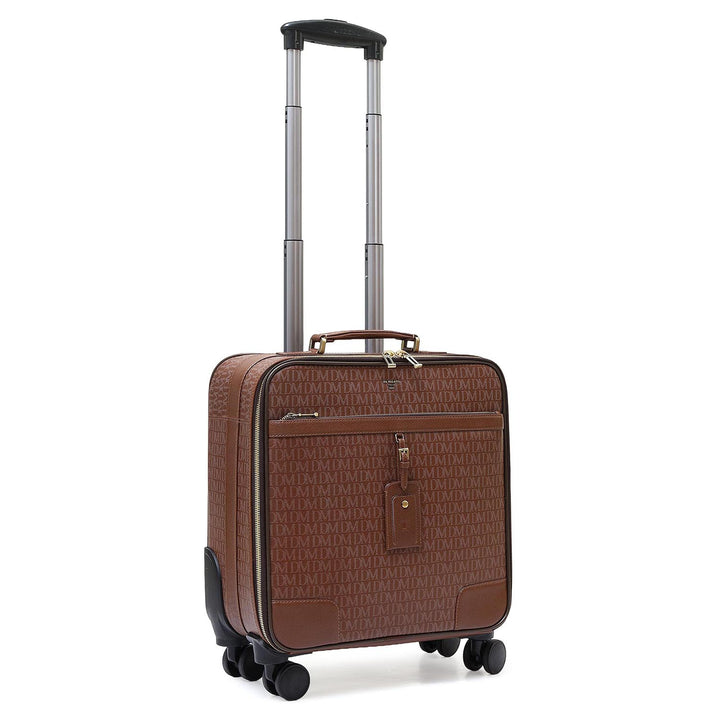Monogram Leather Overnighter Trolley - Date