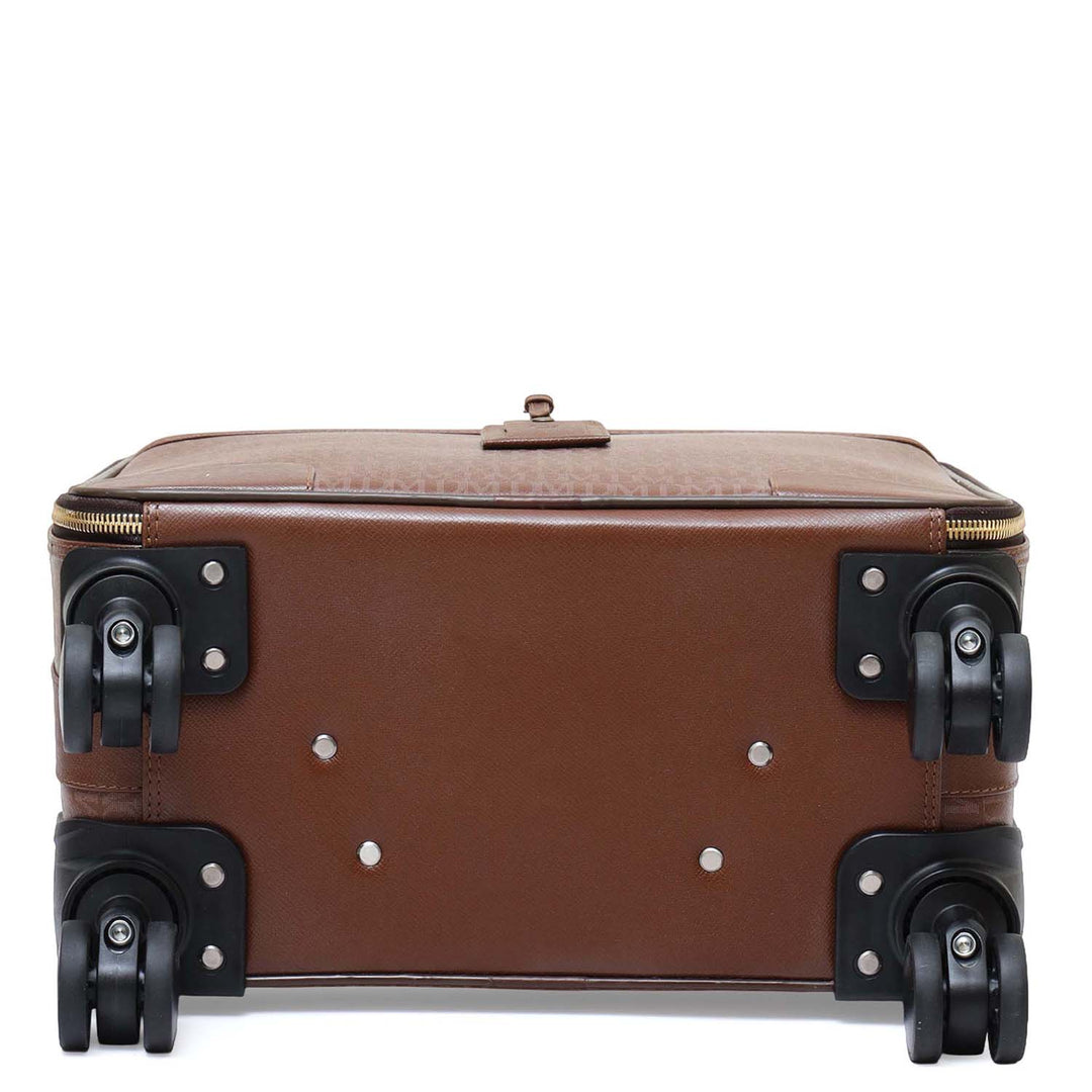 Monogram Leather Overnighter Trolley - Date