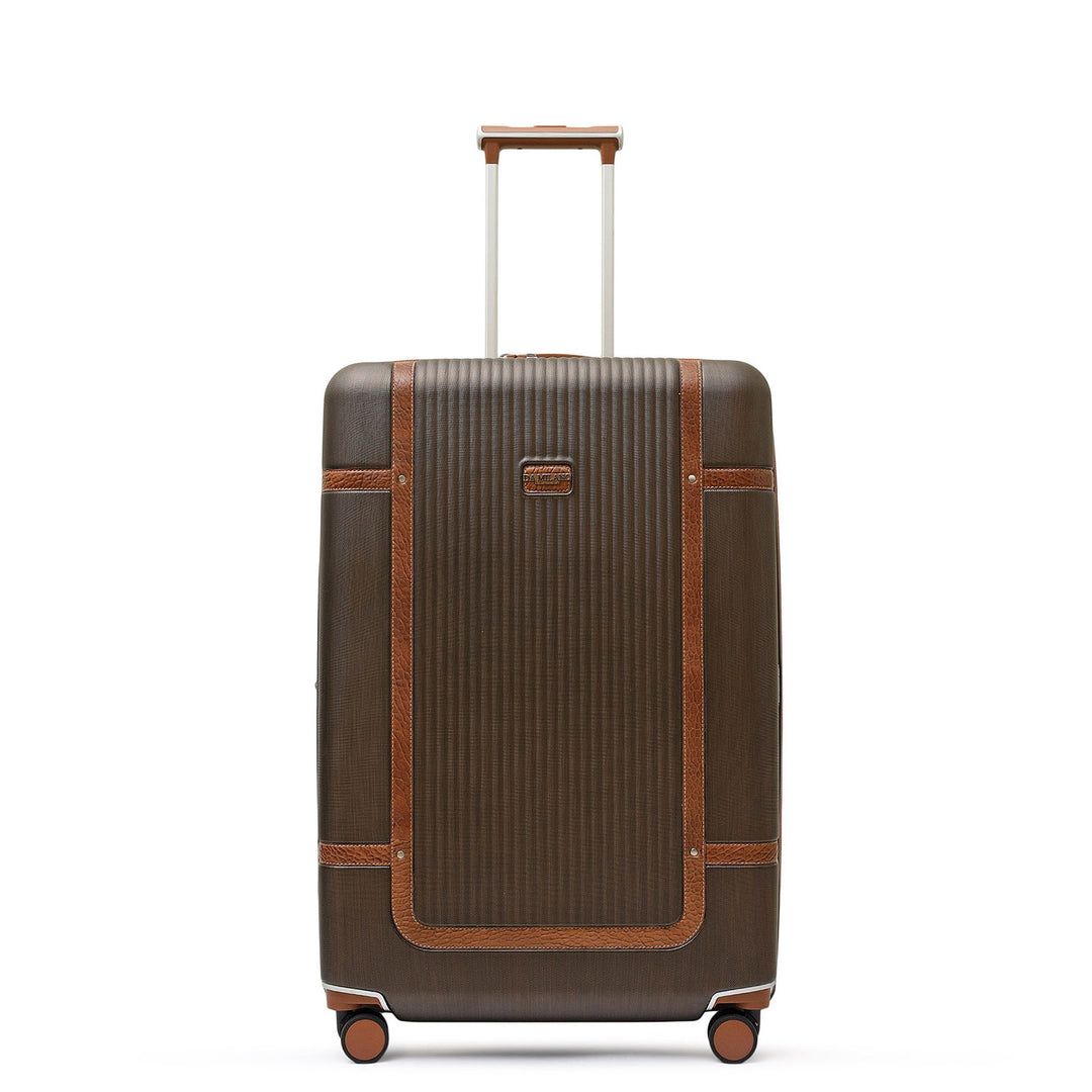 PC Elephant Leather Check-in Medium Trolley - Bronze & Cognac