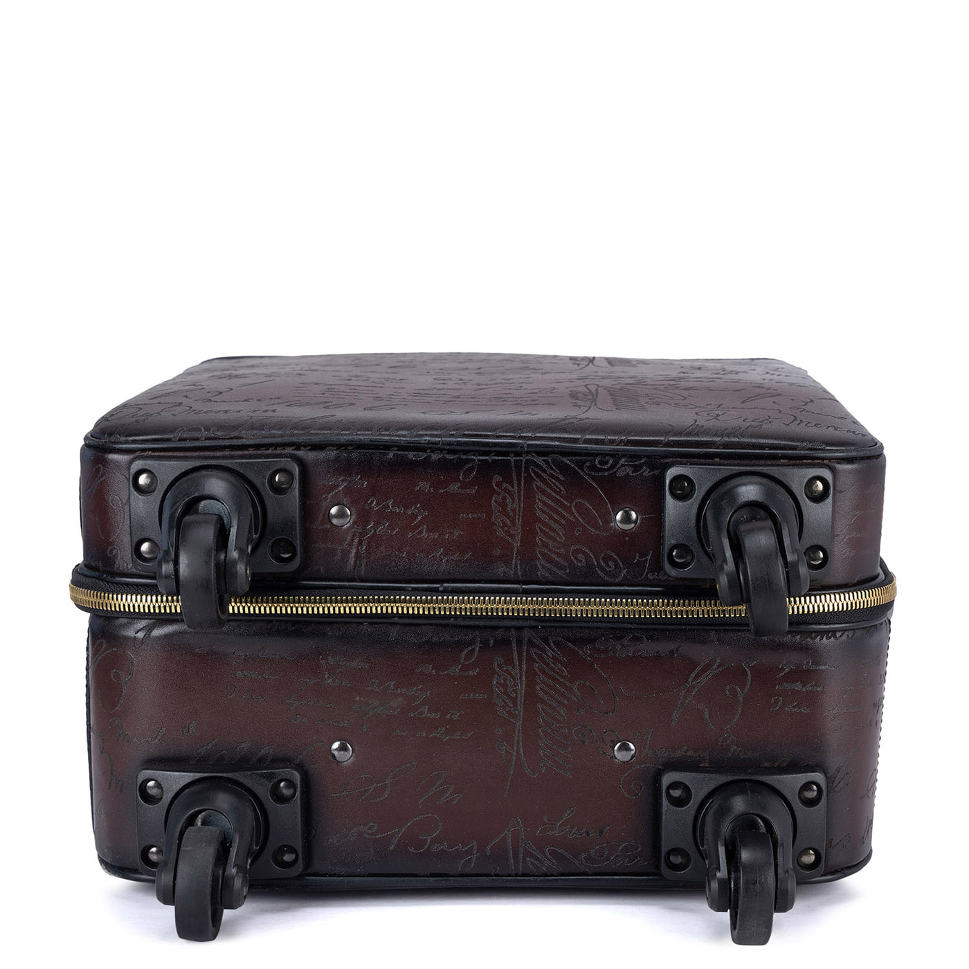 Signato Leather Trolley - Berry