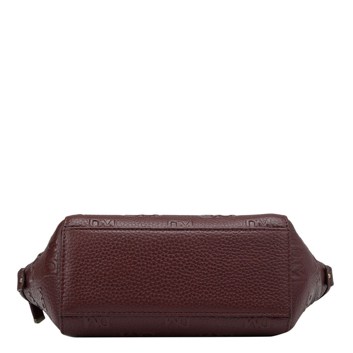 Monogram Wax Leather Vanity Pouch - Blood Stone