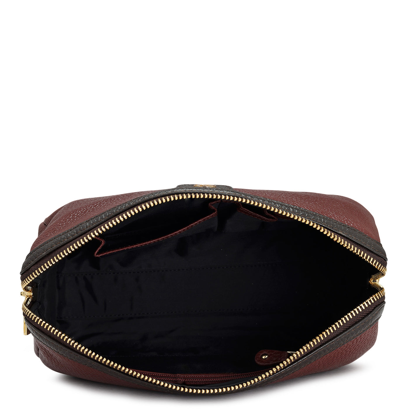 Wax Leather Vanity Pouch - Blood Stone