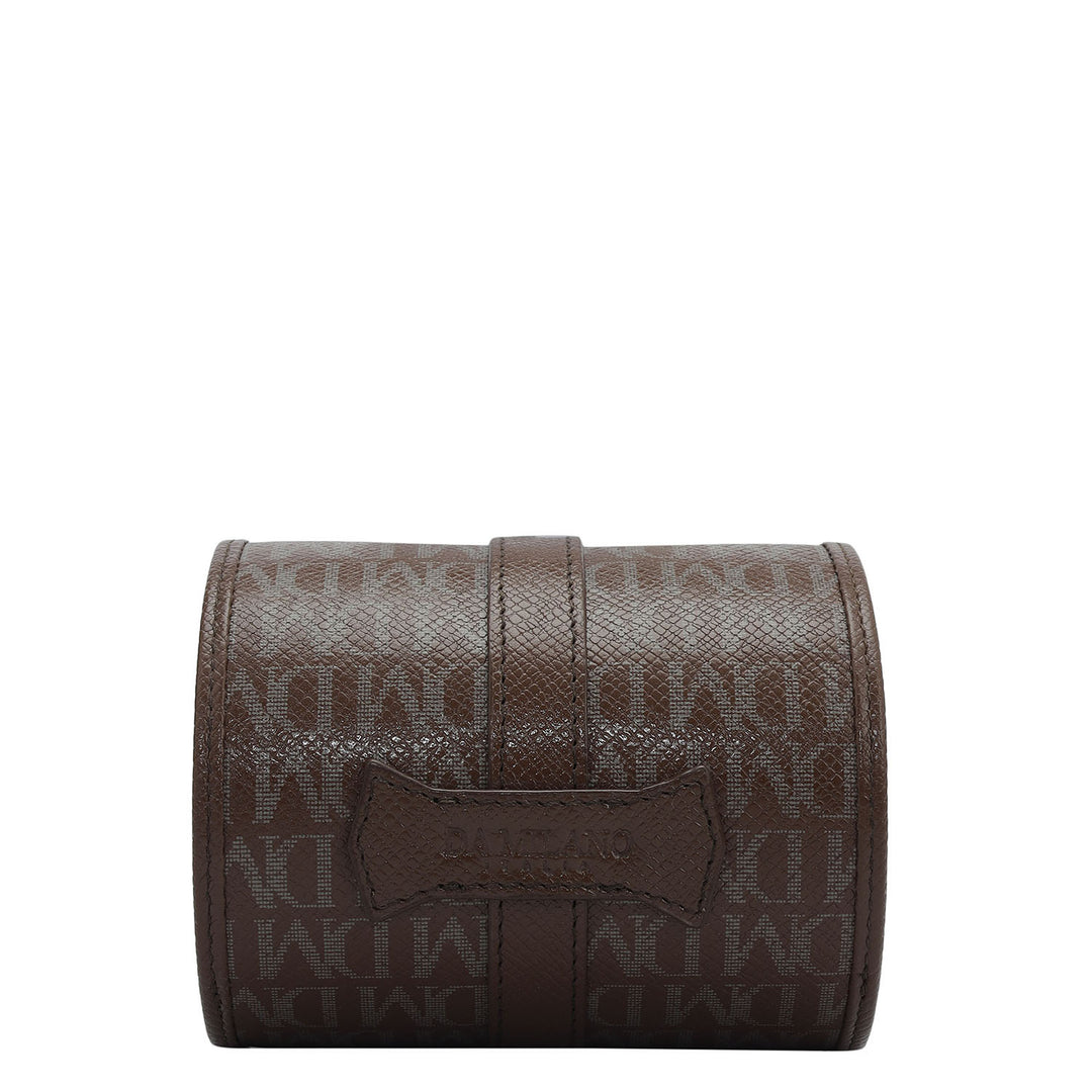 Monogram Leather Watch Box - Date