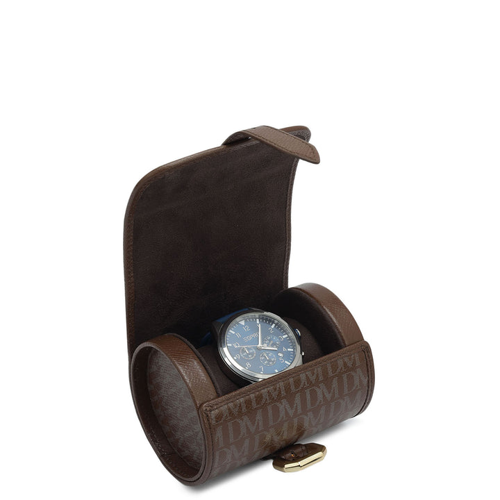 Monogram Leather Watch Box - Date
