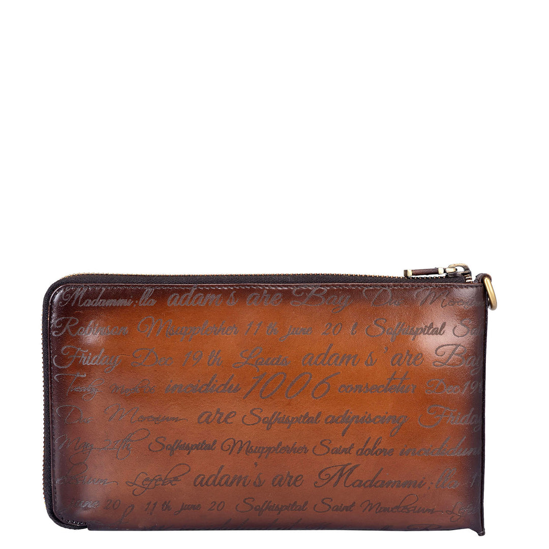 Signato Leather Multi Pouch - Cognac