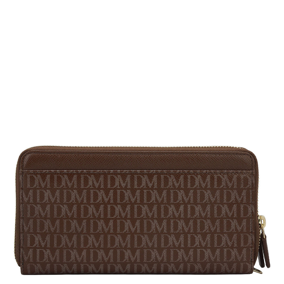Monogram Leather Ladies Wallet - Date