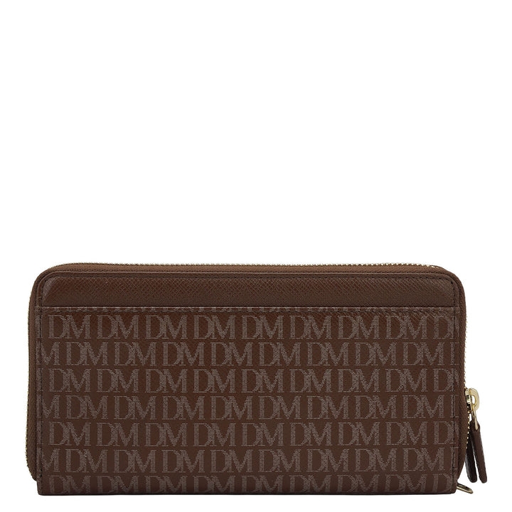 Monogram Leather Ladies Wallet - Date