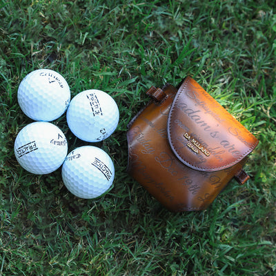Signato Leather Golf Ball - Cognac