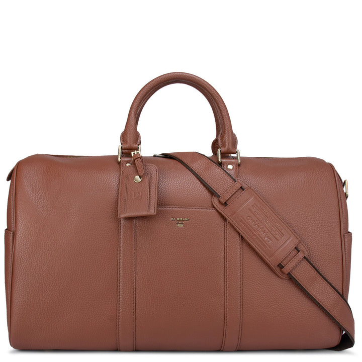 Wax Leather Luggage - Cognac