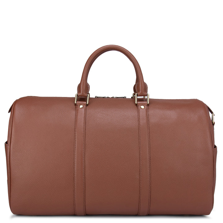 Wax Leather Luggage - Cognac