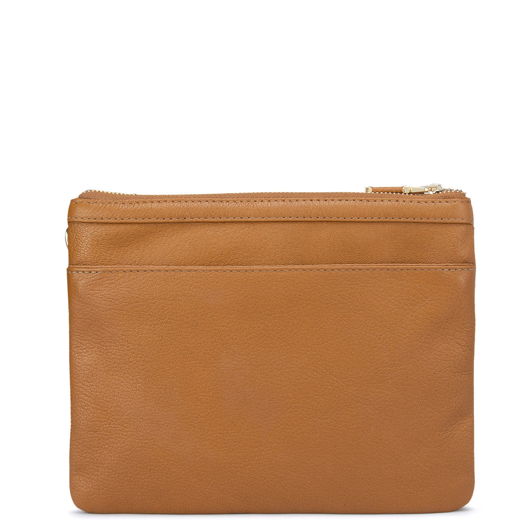 Small Wax Leather Sling - Tan