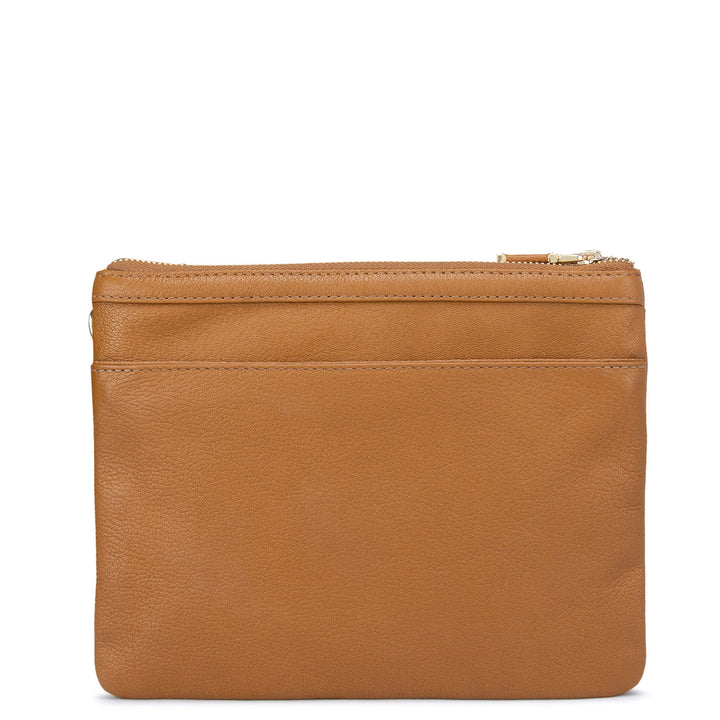 Small Wax Leather Sling - Tan