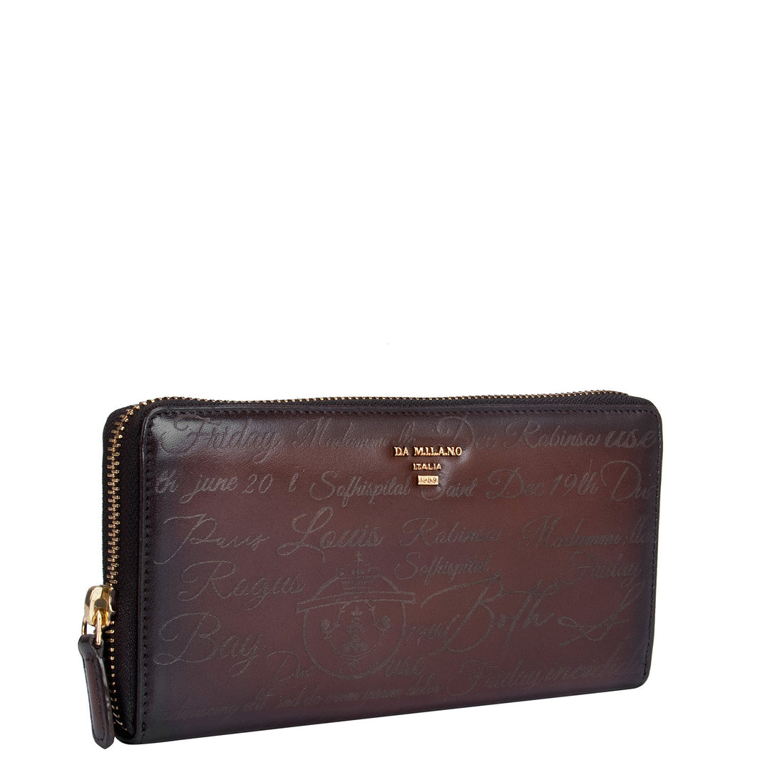 Signato Leather Ladies Wallet - Cognac