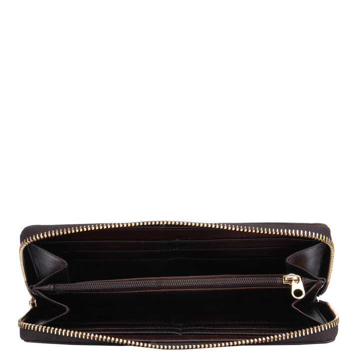 Signato Leather Ladies Wallet - Cognac