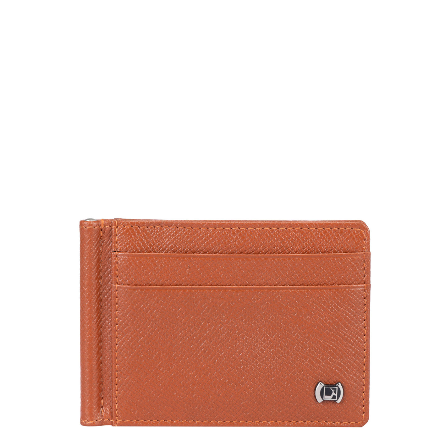 Franzy Leather Money Clip - Rust