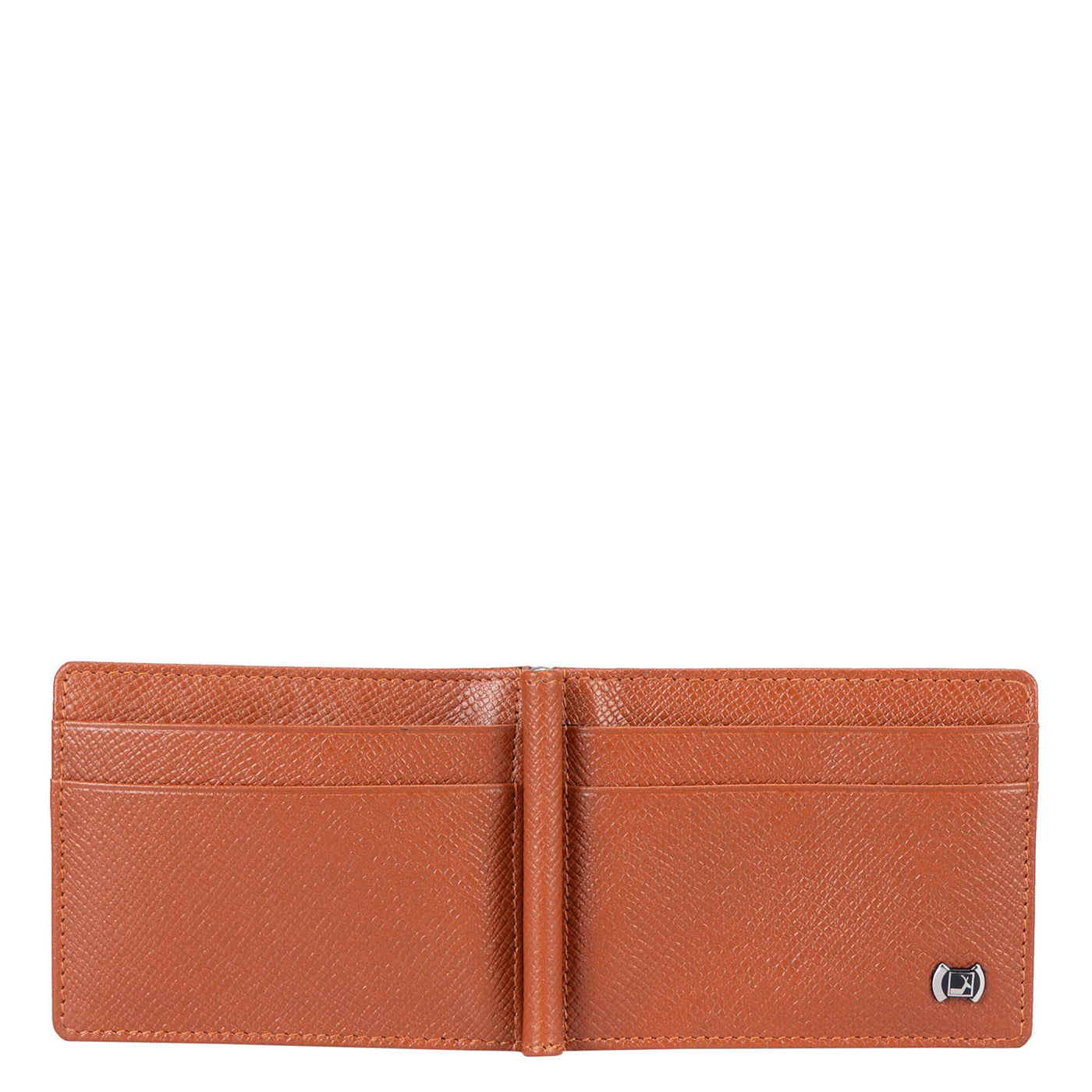 Franzy Leather Money Clip - Rust