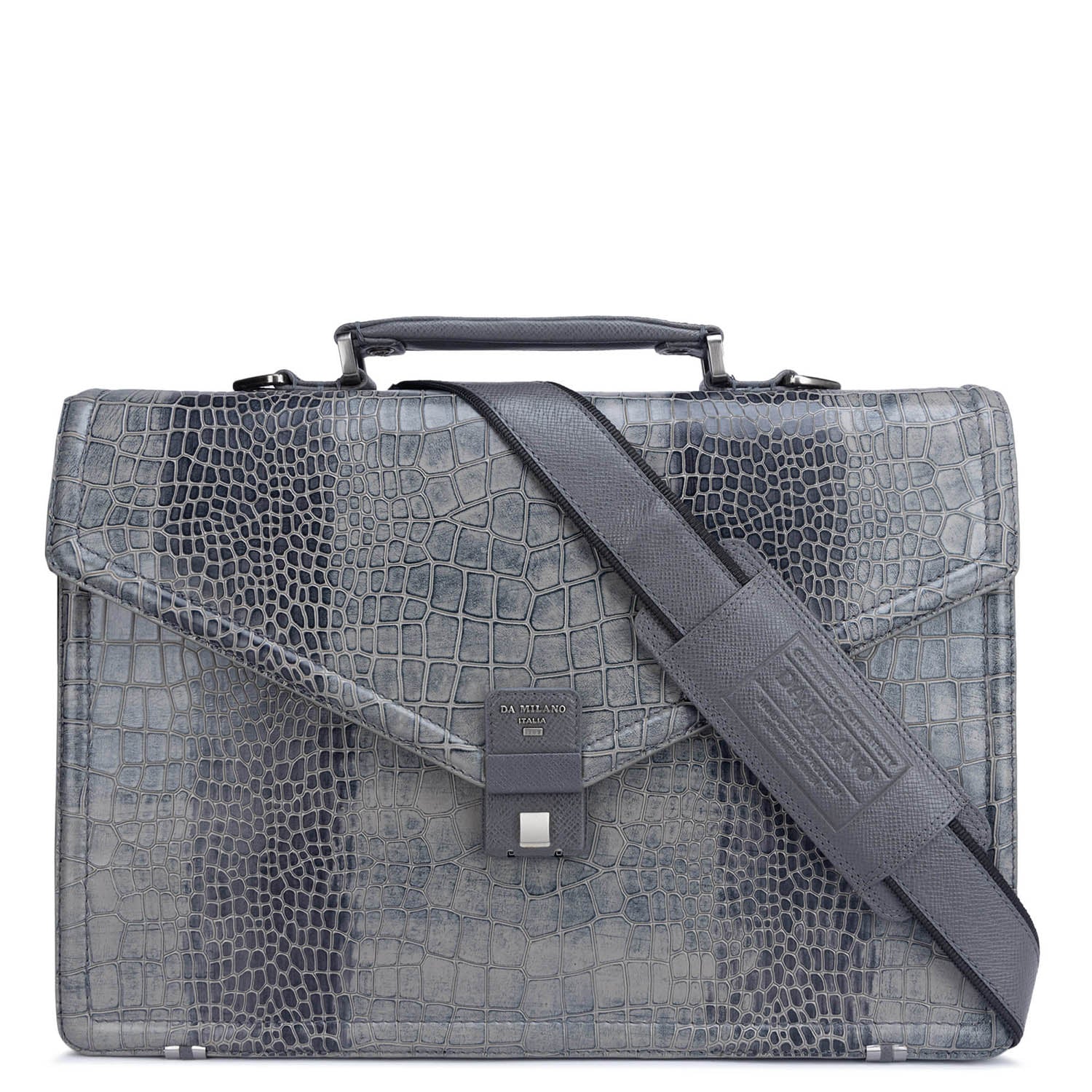 Crocodile Leather Briefcase Bag