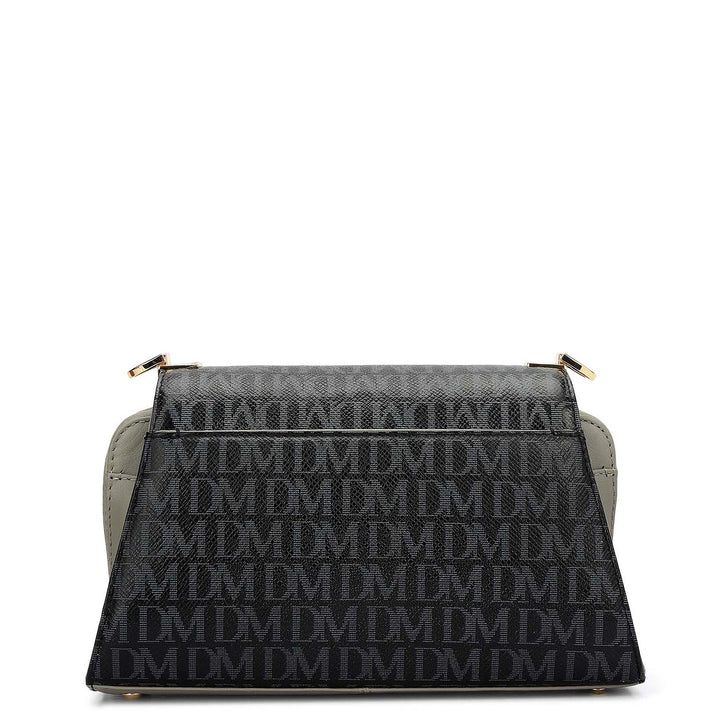 Small Monogram Plain Leather Sling - Black