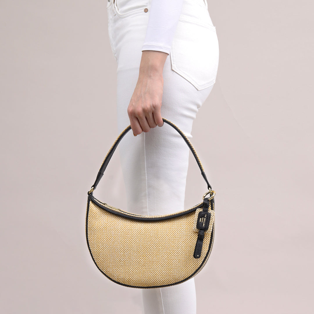 Raffia Repose Hobo Bag (S)