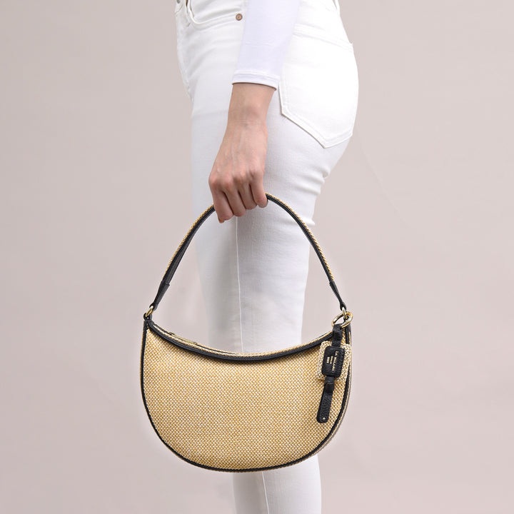 Raffia Repose Hobo Bag (S)