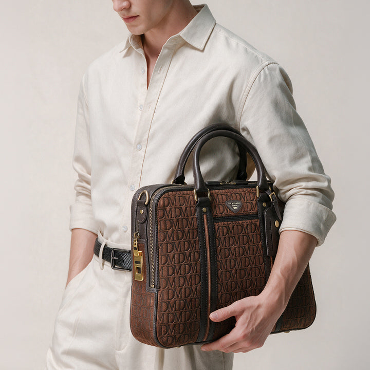 Highland Etude Laptop Bag (M) - Brown
