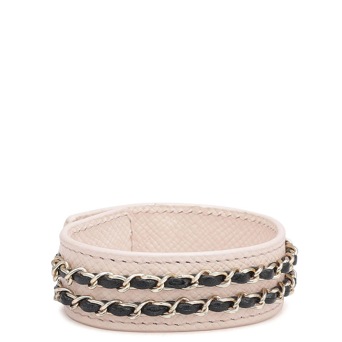 Franzy Leather Wrist Band - Blush