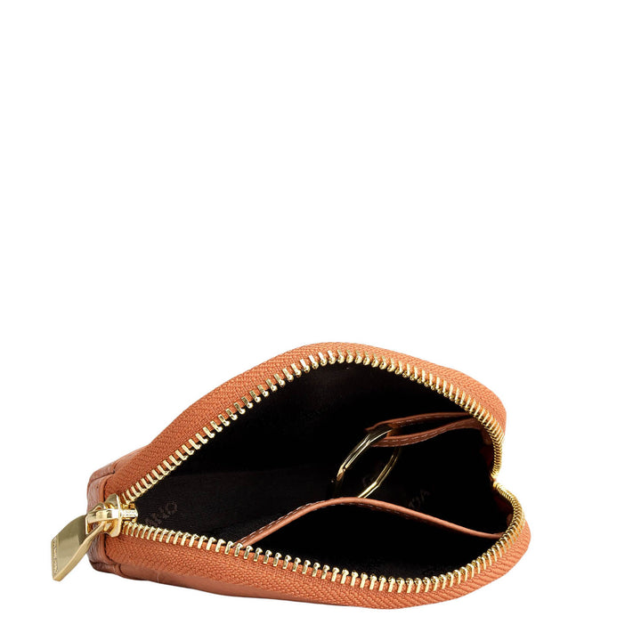 Wax Leather Multi Pouch - Terracotta