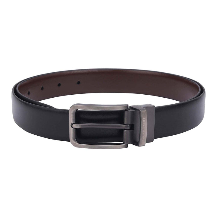 Formal Plain Leather Mens Belt-Black & Brown