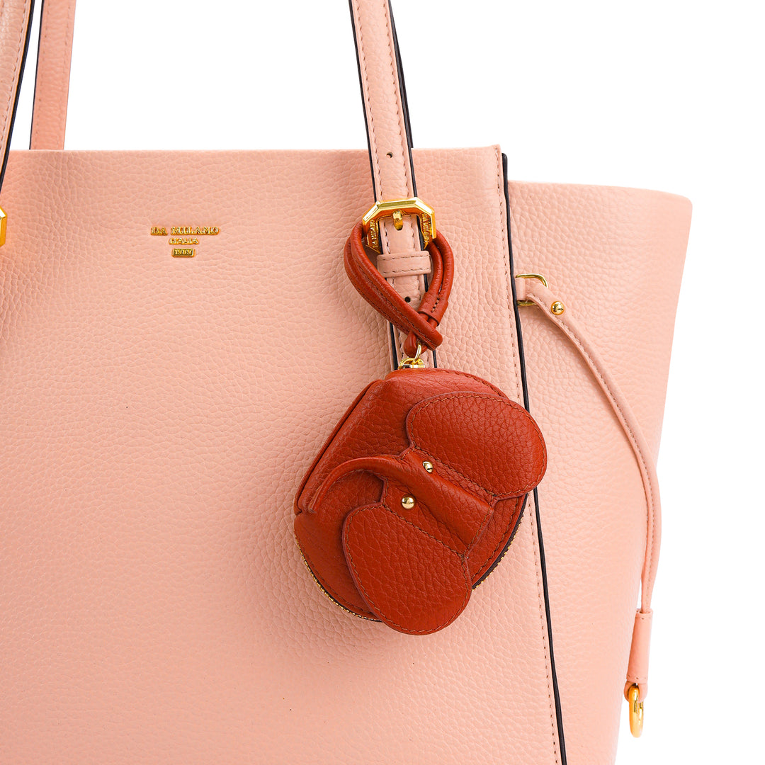 Wax Leather Bag Hanging - Brick