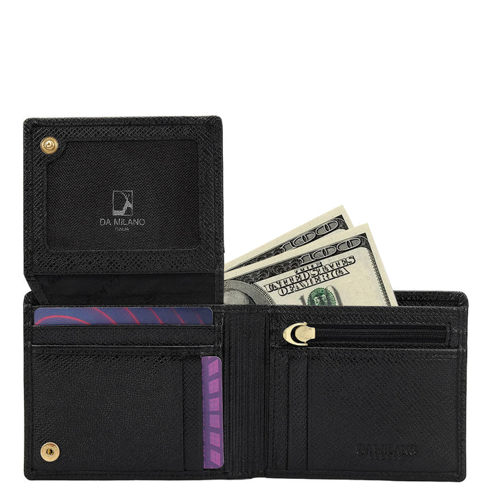 Classic Bifold Men's Wallet - Black