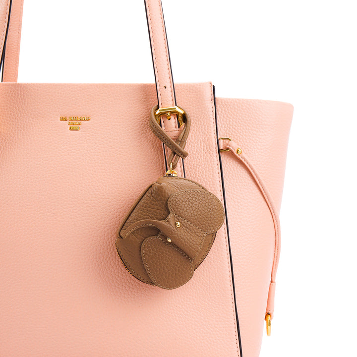 Wax Leather Bag Hanging - Greyish Taupe