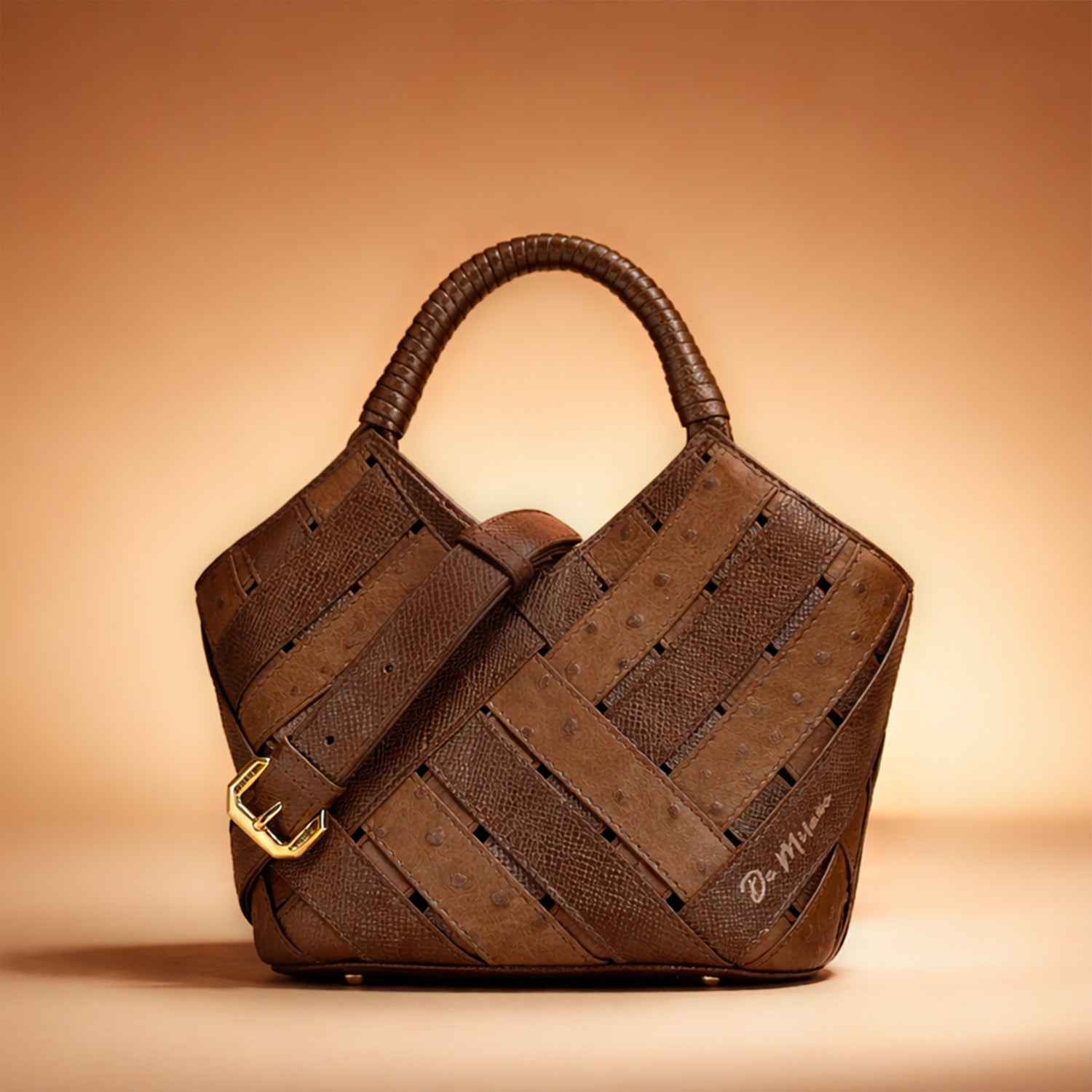 HIGH-CLASS MILANO ハンドバッグ ブラウン Women