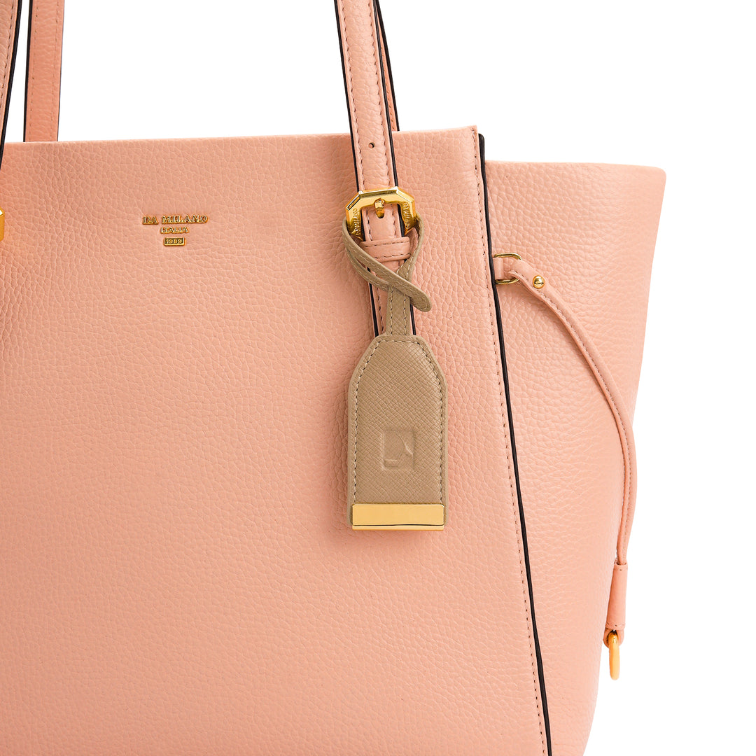 Franzy Leather Bag Hanging - Chalk