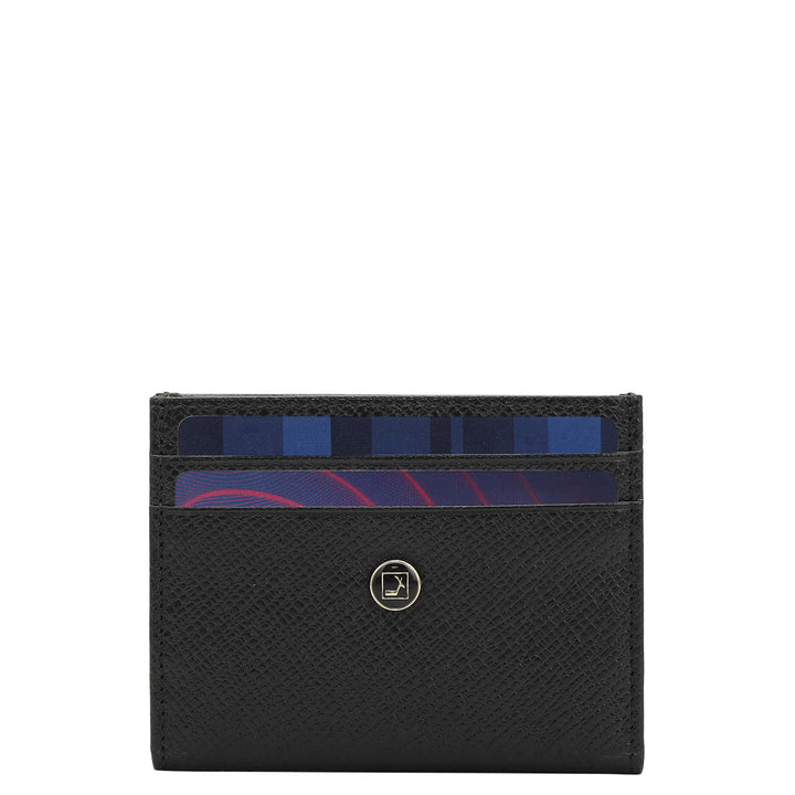 6 Slot Card Case - Black