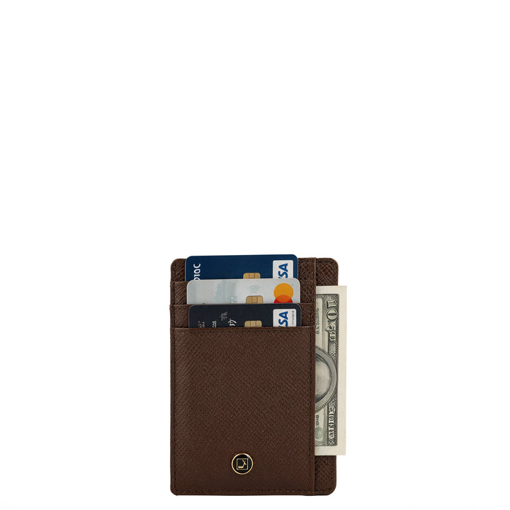 9 Slots Card Case  - Walnut